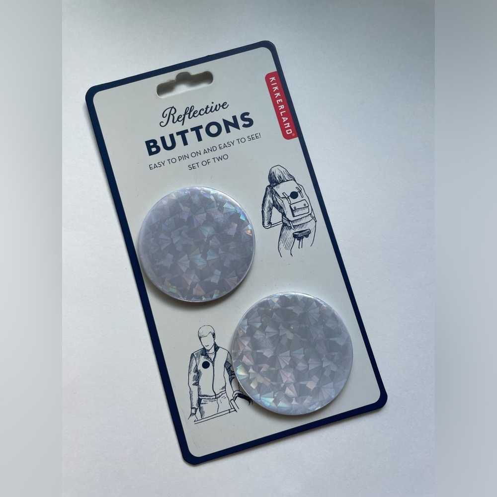 Reflective Pin Set For Running And Biking Visibility